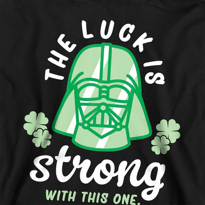 Athletic Heather - Back - Disney Star Wars Childrens-Kids Darth Vader St Patricks Day Hoodie