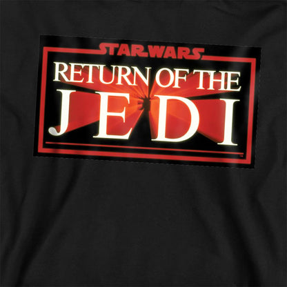 Black - Back - Star Wars: Return Of The Jedi Childrens-Kids Warp Hoodie