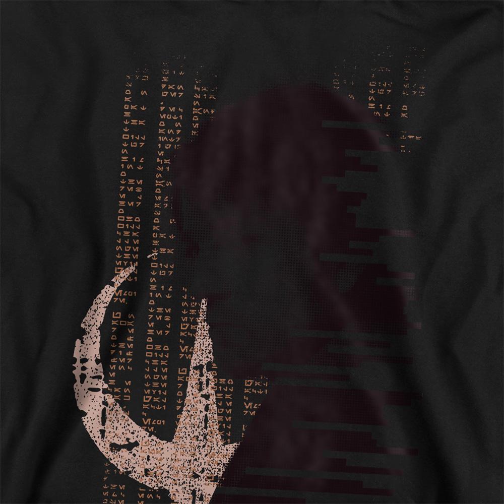 Navy - Back - Star Wars: Andor Childrens-Kids Redacted Hoodie