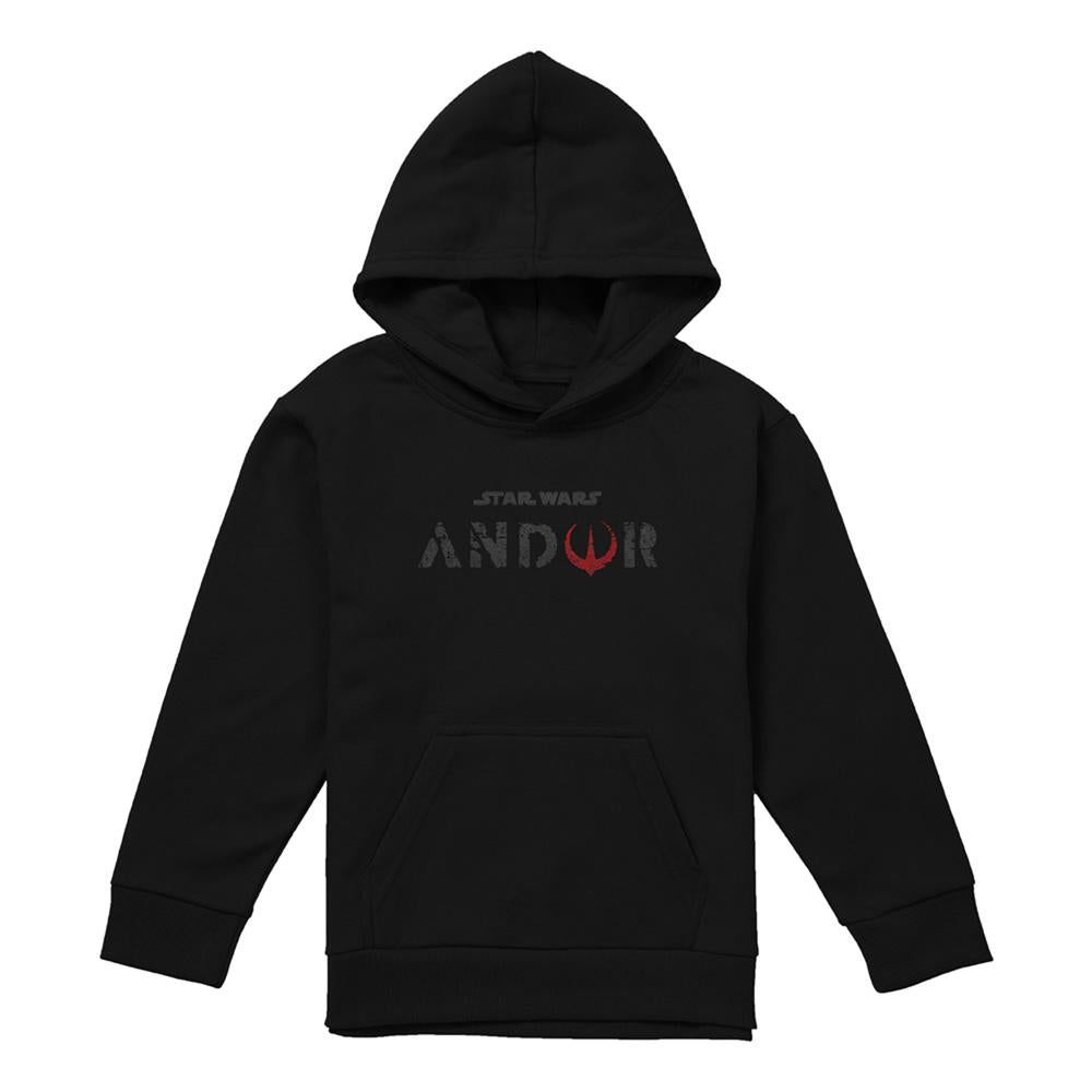 Navy - Lifestyle - Star Wars: Andor Childrens-Kids Logo Hoodie
