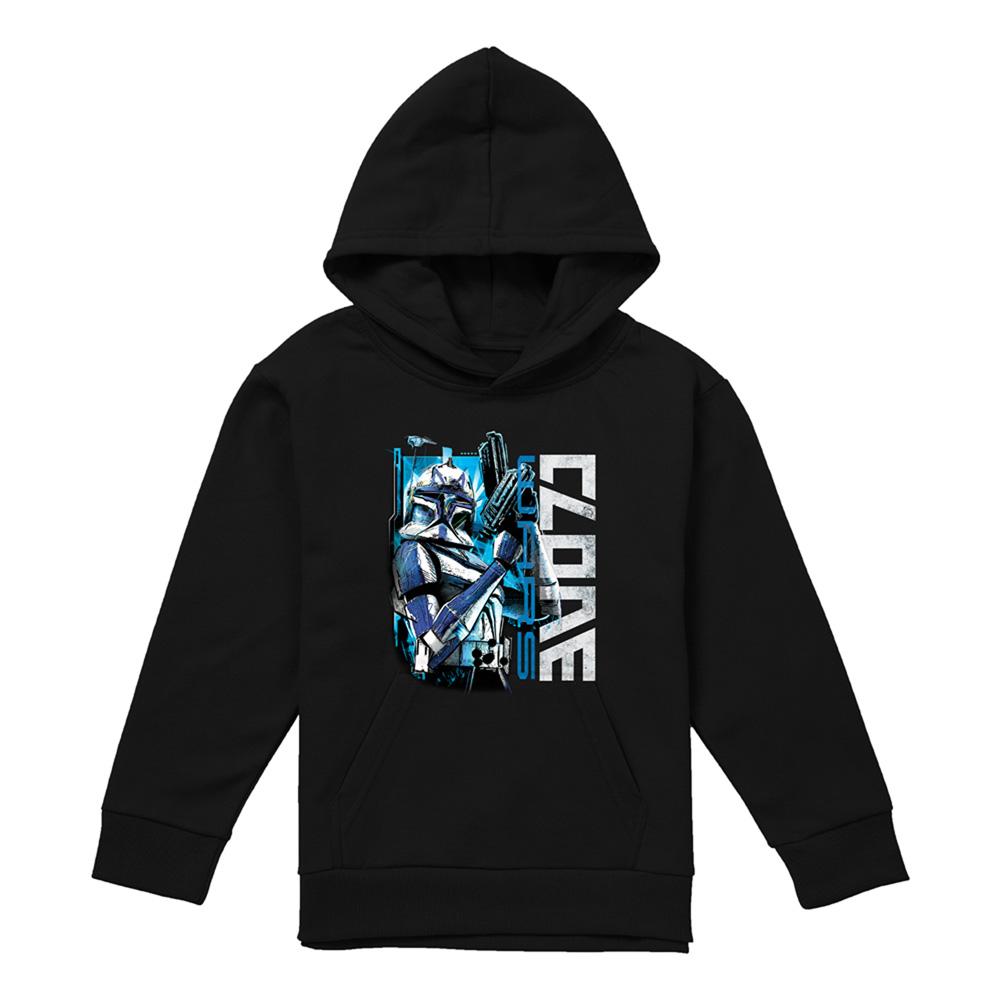 Black - Lifestyle - Star Wars: The Clone Wars Childrens-Kids Rex Hoodie