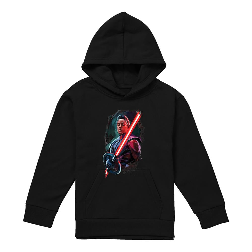 Navy - Lifestyle - Star Wars: Obi-Wan Kenobi Childrens-Kids Reva Painted Hoodie