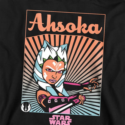 Navy - Back - Star Wars: Ahsoka Childrens-Kids Rays Hoodie