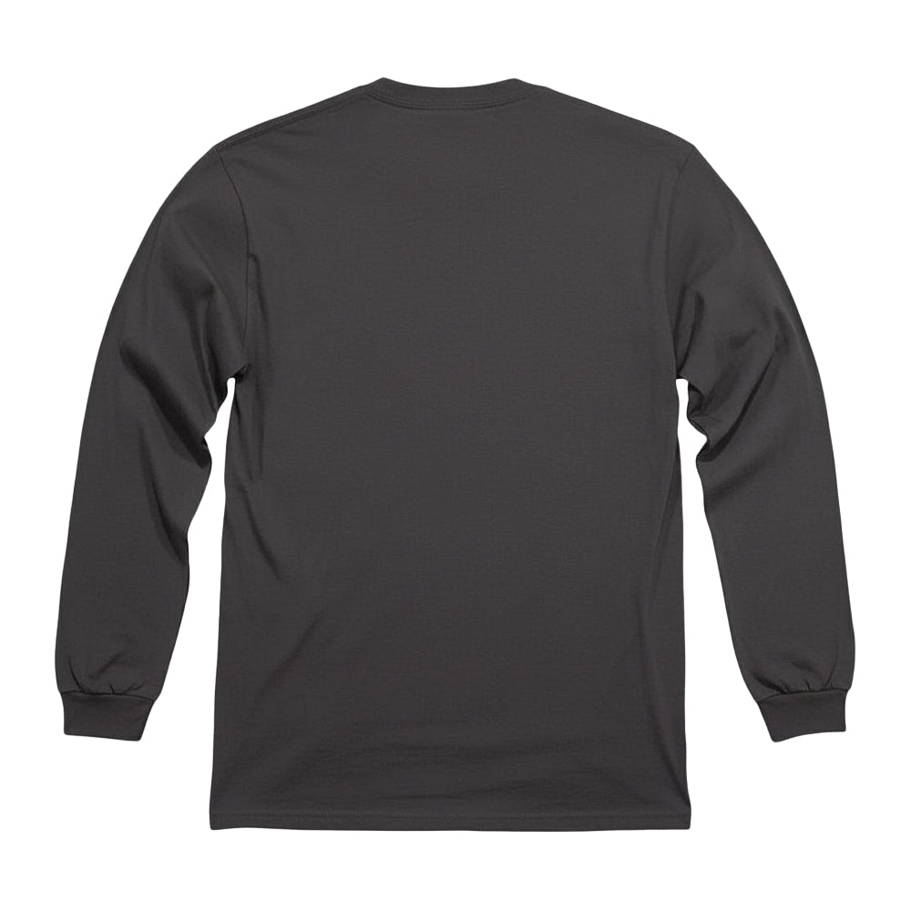 Charcoal - Back - The Crow Unisex Adult Tootsie Roll Long-Sleeved T-Shirt