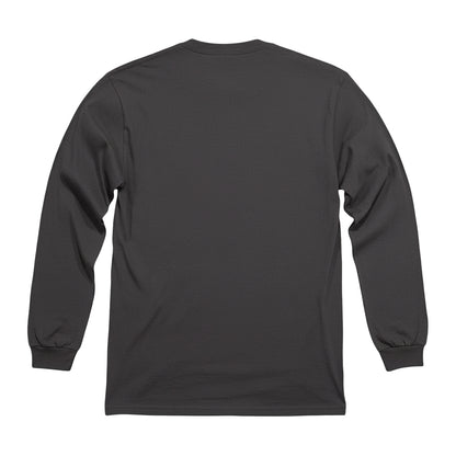 Charcoal - Back - The Crow Unisex Adult Tootsie Roll Long-Sleeved T-Shirt