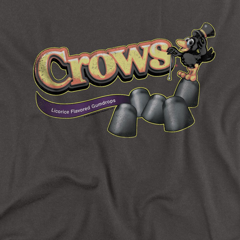 Charcoal - Side - The Crow Unisex Adult Tootsie Roll Long-Sleeved T-Shirt