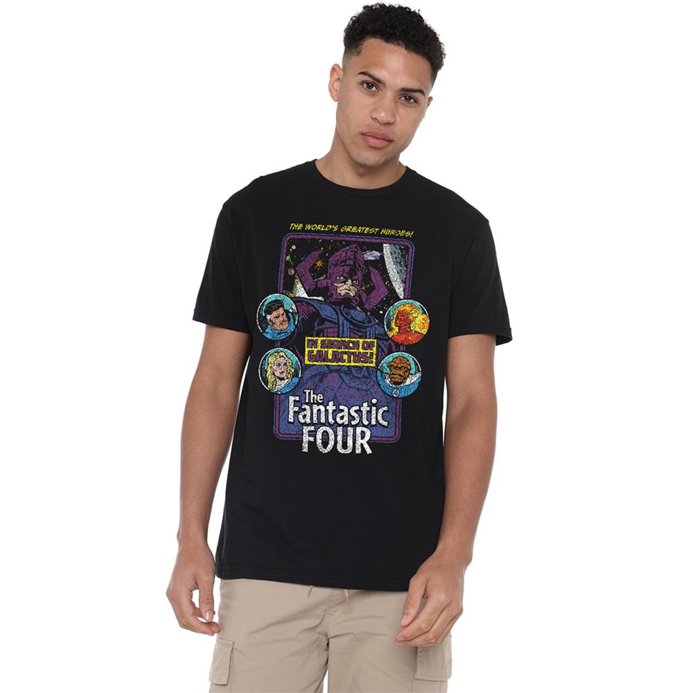 Black - Lifestyle - Fantastic Four Unisex Adult In Search Of Galactus T-Shirt