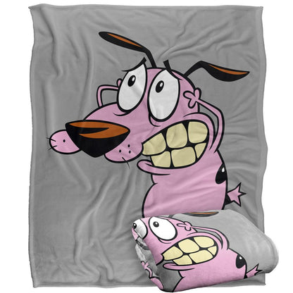 Multicoloured - Back - Courage The Cowardly Dog Season 1 Silky Supersoft Blanket