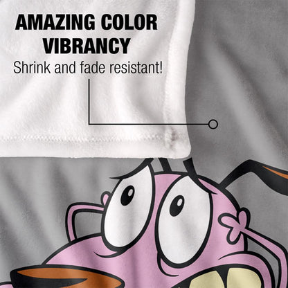 Multicoloured - Lifestyle - Courage The Cowardly Dog Season 1 Silky Supersoft Blanket