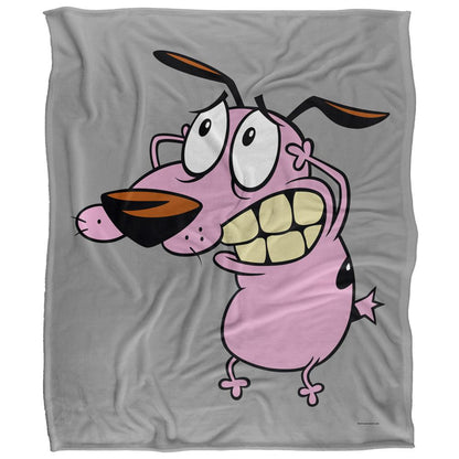 Multicoloured - Front - Courage The Cowardly Dog Season 1 Silky Supersoft Blanket