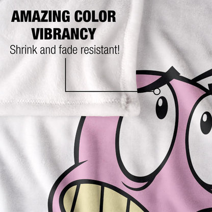 Multicoloured - Lifestyle - Courage The Cowardly Dog Season 2 Silky Supersoft Blanket
