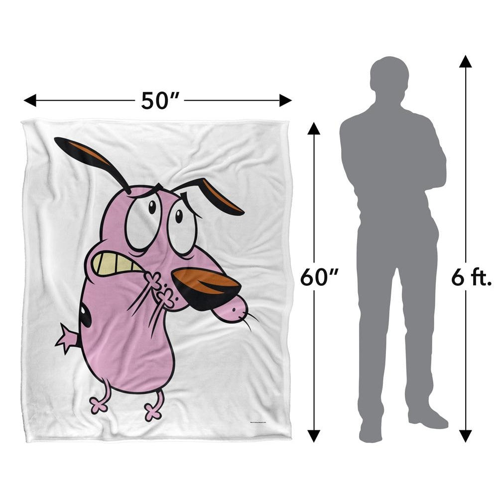 Multicoloured - Pack Shot - Courage The Cowardly Dog Season 2 Silky Supersoft Blanket