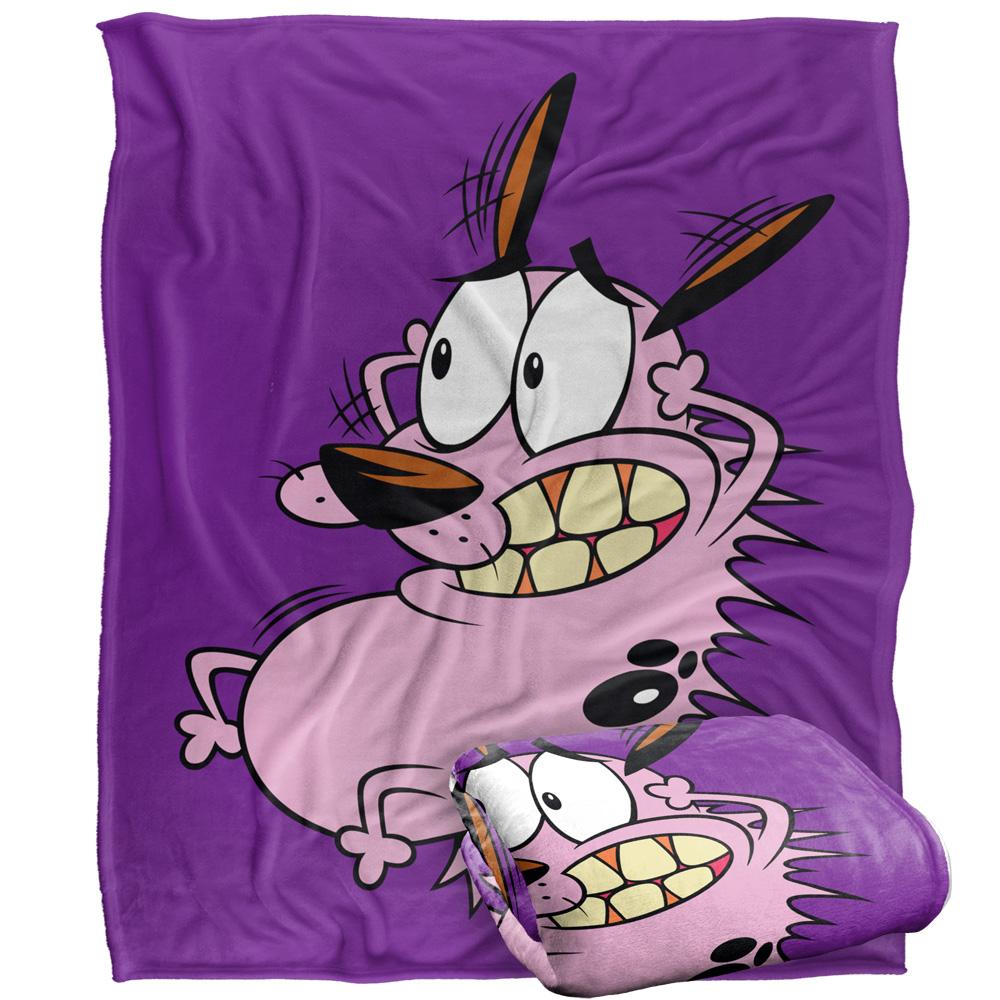 Multicoloured - Back - Courage The Cowardly Dog Season 3 Silky Supersoft Blanket