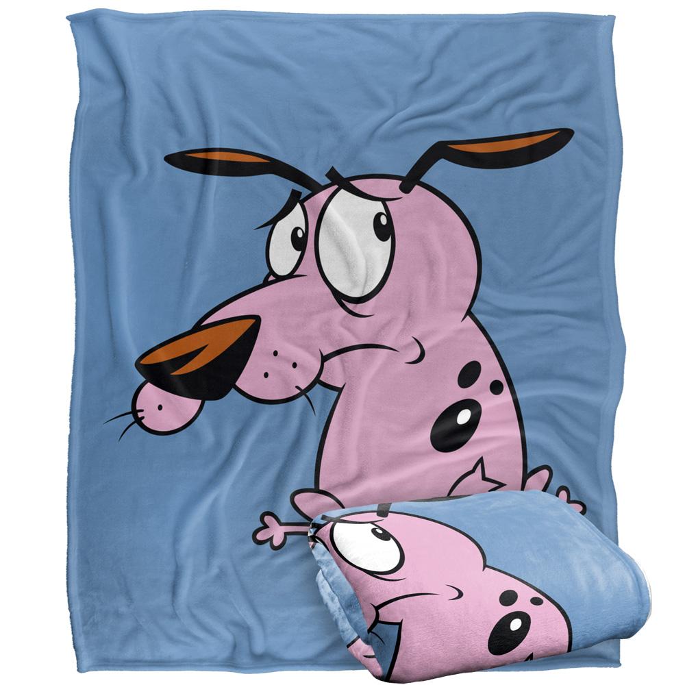 Multicoloured - Back - Courage The Cowardly Dog Season 4 Silky Supersoft Blanket