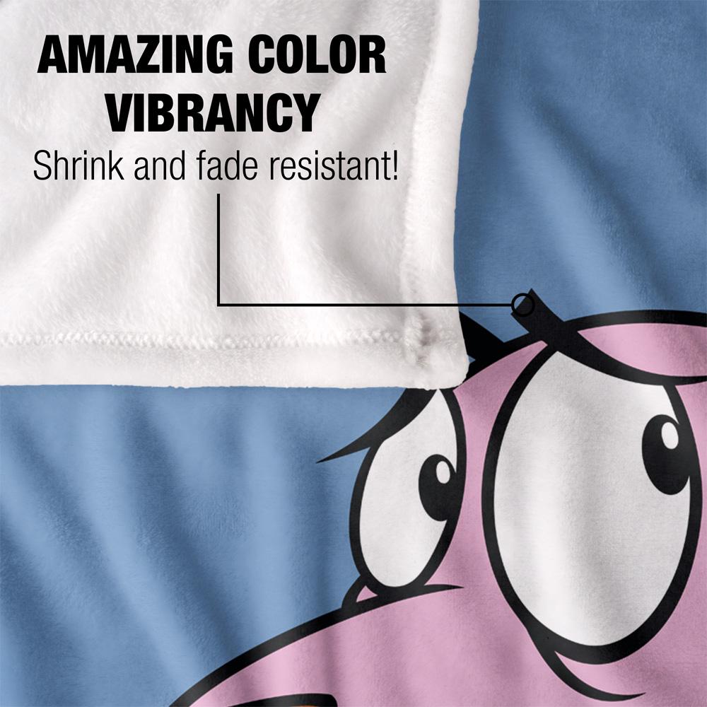 Multicoloured - Lifestyle - Courage The Cowardly Dog Season 4 Silky Supersoft Blanket
