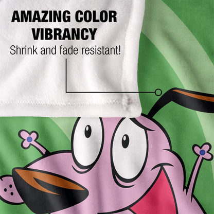 Multicoloured - Lifestyle - Courage The Cowardly Dog Complete Series Silky Cover Supersoft Blanket
