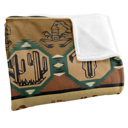 Multicoloured-Multicoloured - Side - JQ Licensing Silky Desert Supersoft Blanket