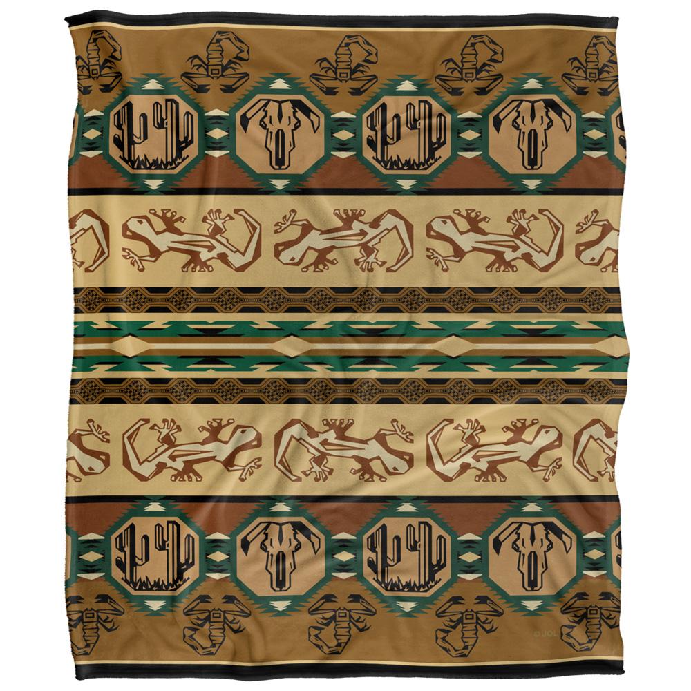 Multicoloured-Multicoloured - Front - JQ Licensing Silky Desert Supersoft Blanket