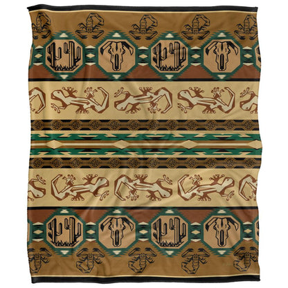 Multicoloured-Multicoloured - Front - JQ Licensing Silky Desert Supersoft Blanket