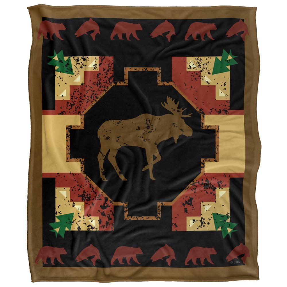Multicoloured - Front - JQ Licensing 2 Silky Moose Supersoft Blanket
