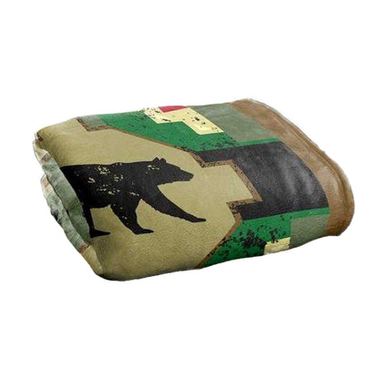 Multicoloured - Back - JQ Licensing 2 Silky Bear Supersoft Blanket