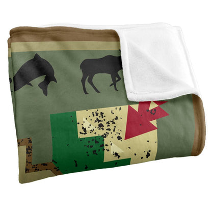 Multicoloured - Side - JQ Licensing 2 Silky Bear Supersoft Blanket