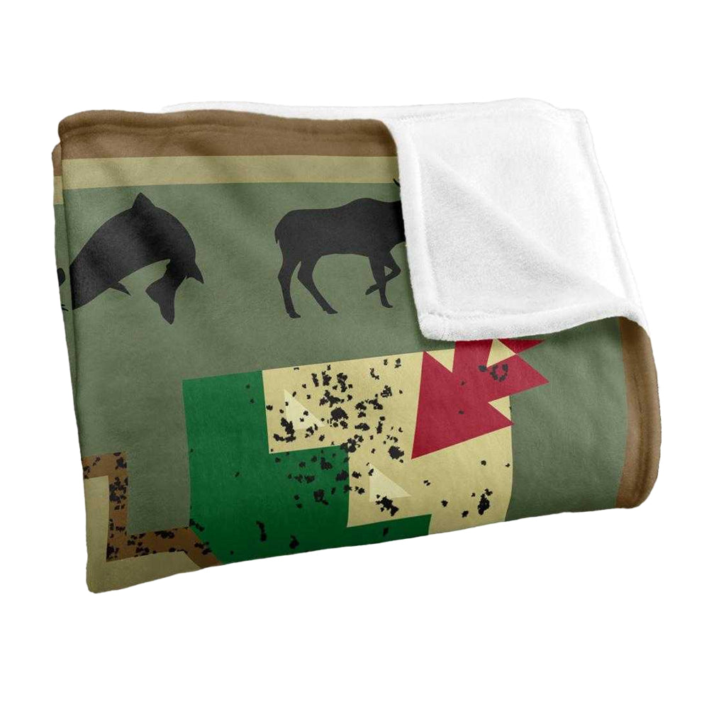 Multicoloured - Side - JQ Licensing 2 Silky Bear Supersoft Blanket