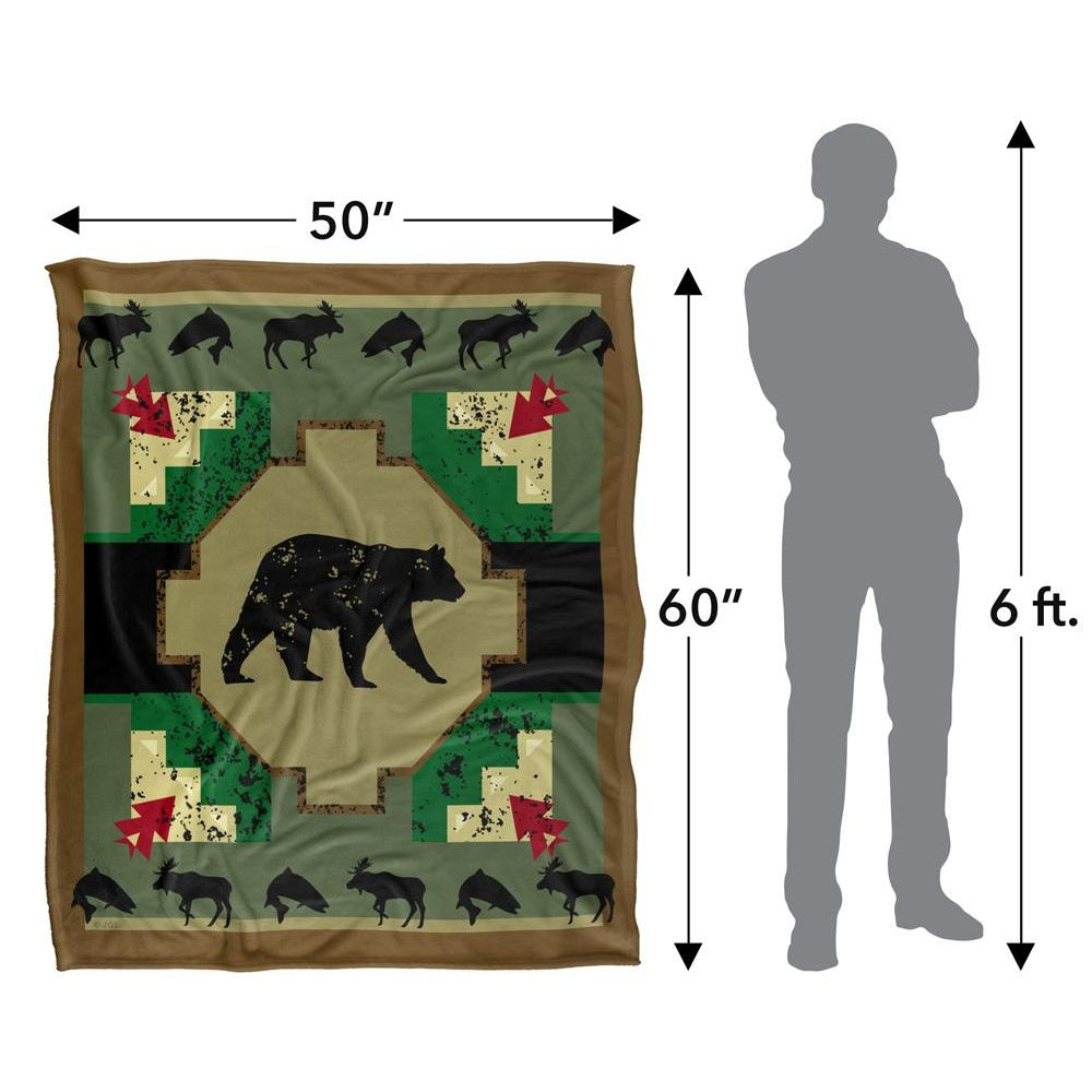 Multicoloured - Pack Shot - JQ Licensing 2 Silky Bear Supersoft Blanket