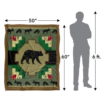 Multicoloured - Pack Shot - JQ Licensing 2 Silky Bear Supersoft Blanket