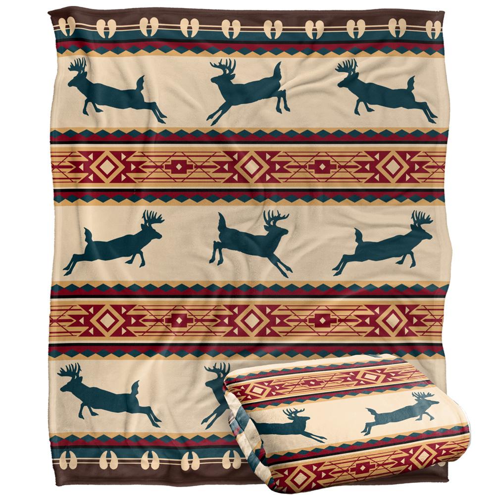Multicoloured - Back - JQ Licensing Silky Deer Supersoft Blanket