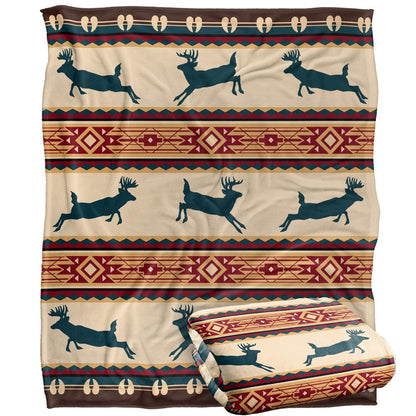Multicoloured - Back - JQ Licensing Silky Deer Supersoft Blanket