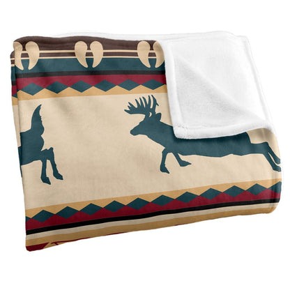 Multicoloured - Side - JQ Licensing Silky Deer Supersoft Blanket