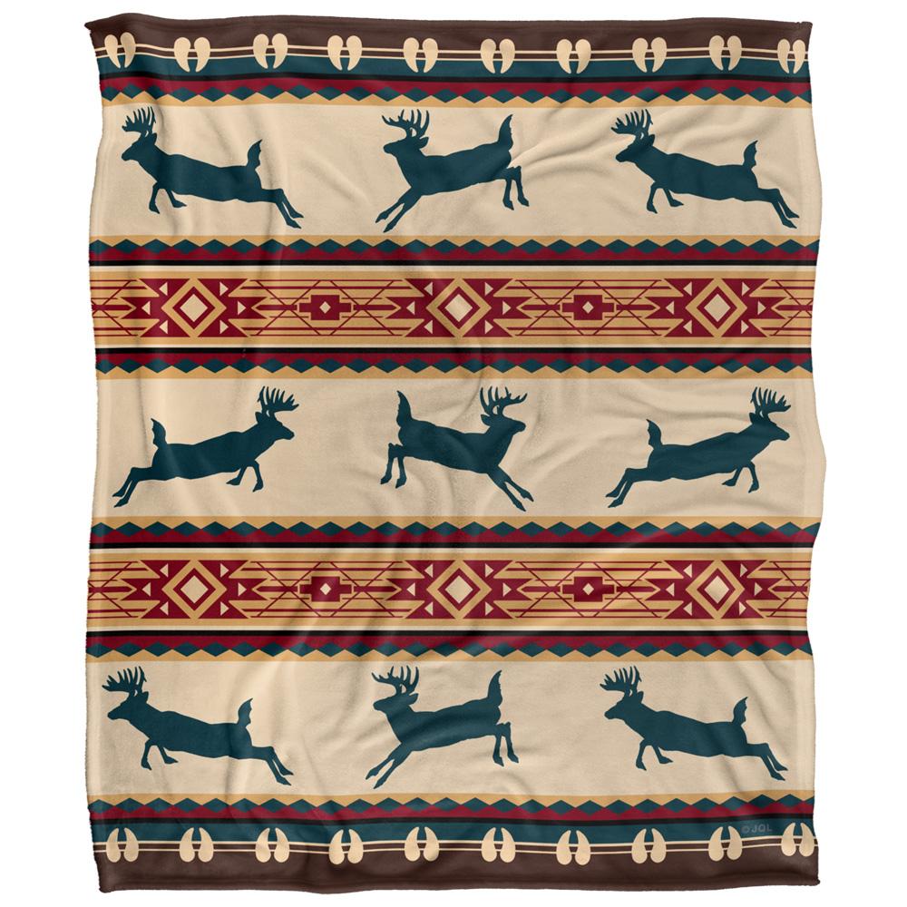 Multicoloured - Front - JQ Licensing Silky Deer Supersoft Blanket