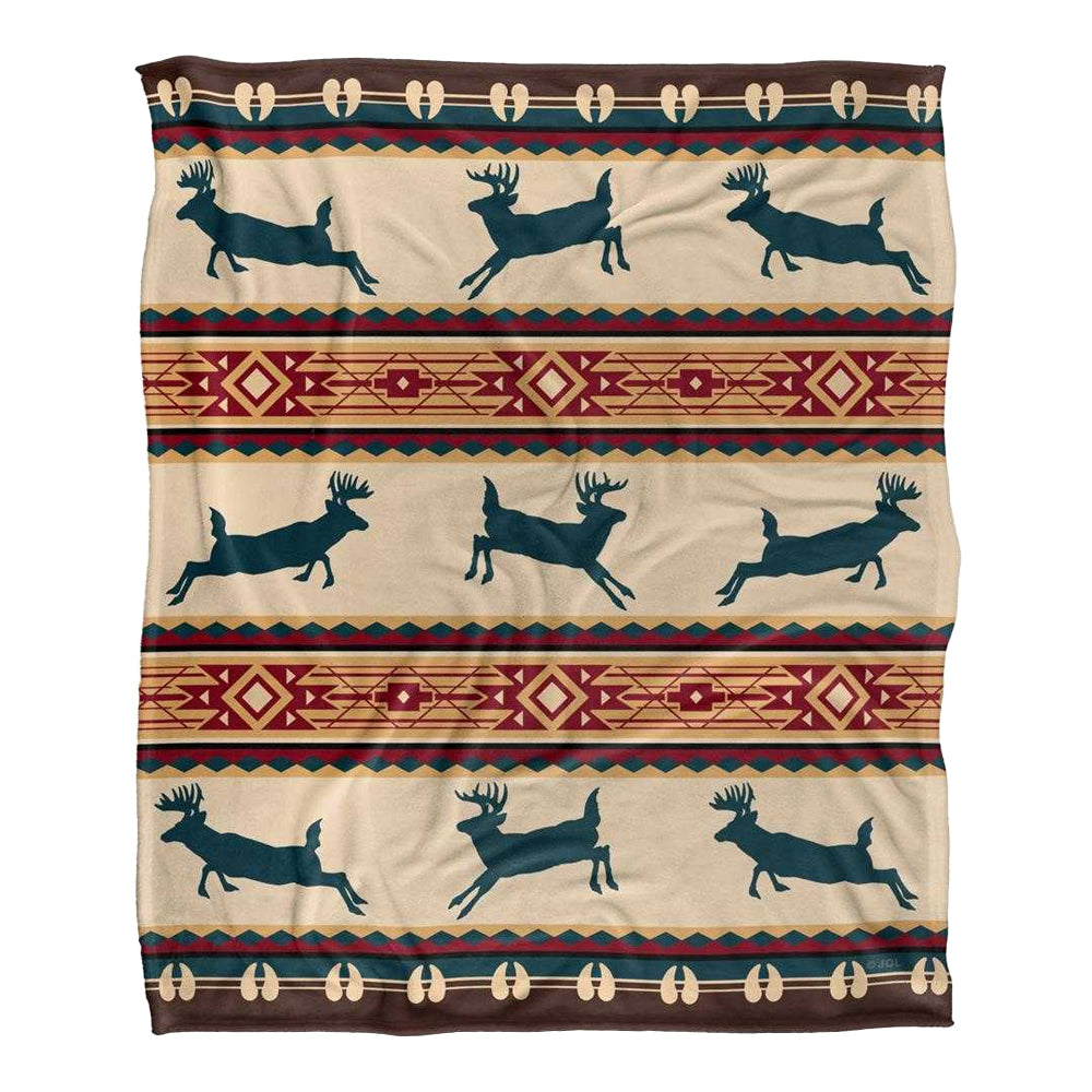 Multicoloured - Front - JQ Licensing Silky Deer Supersoft Blanket