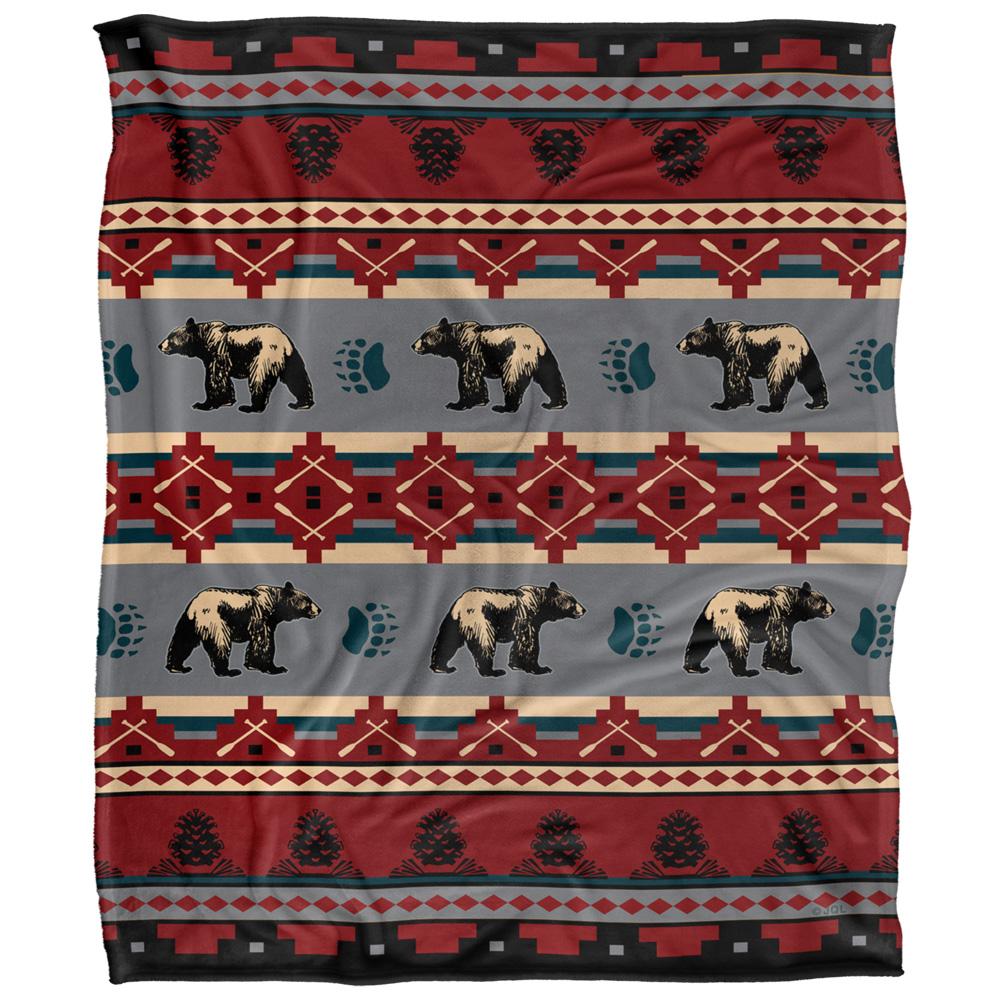 Multicoloured - Front - JQ Licensing Silky Bear Supersoft Blanket