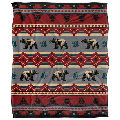 Multicoloured - Front - JQ Licensing Silky Bear Supersoft Blanket