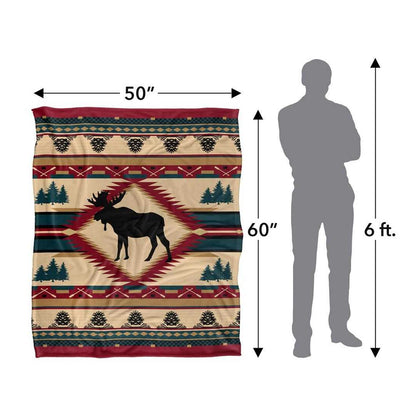Multicoloured - Lifestyle - JQ Licensing Silky Moose Supersoft Blanket