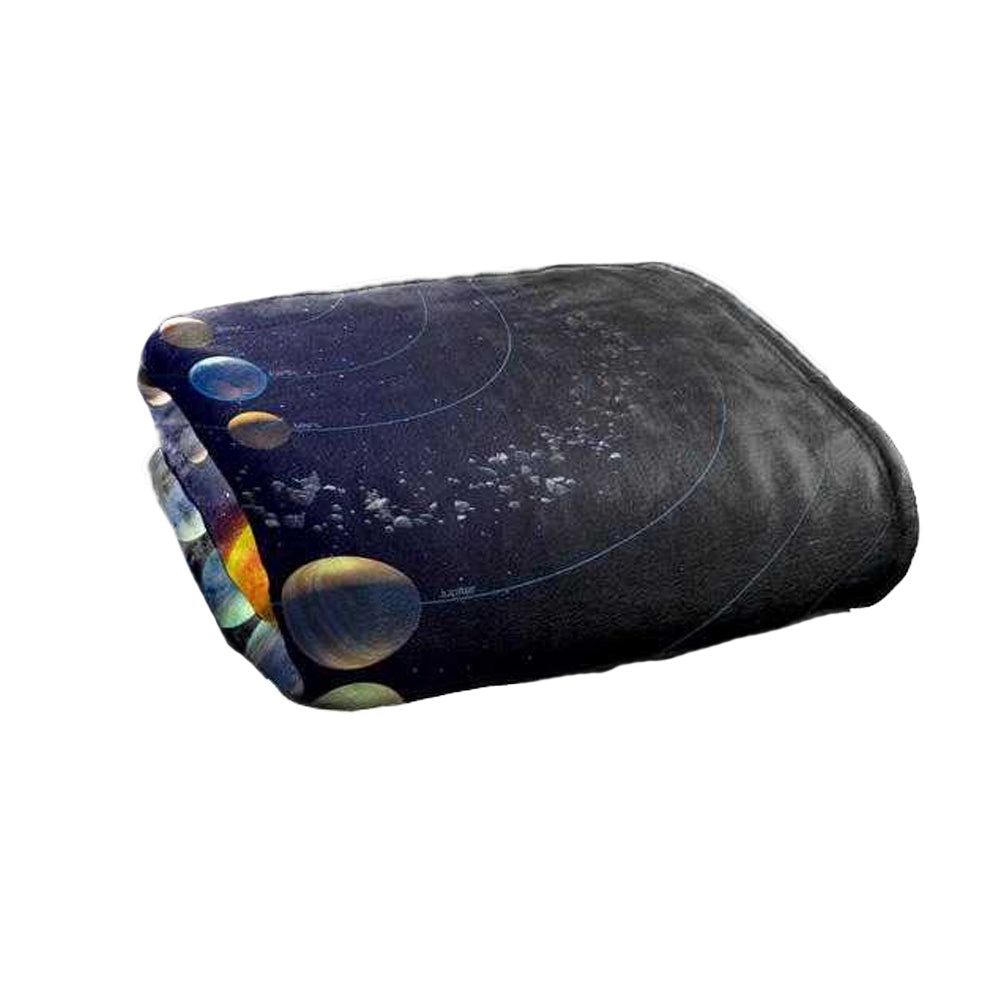 Multicoloured - Back - Reinders Silky Solar System Supersoft Blanket