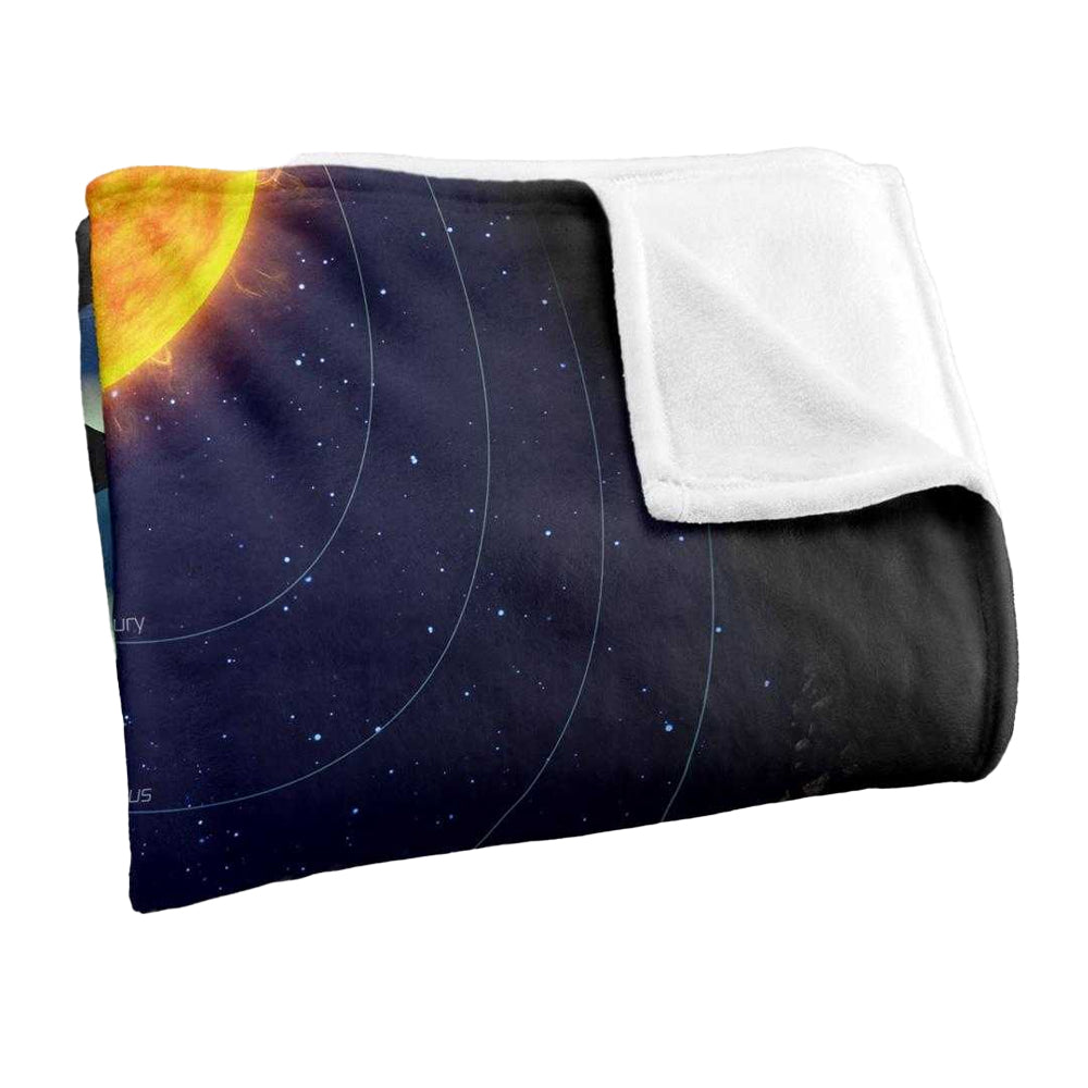 Multicoloured - Side - Reinders Silky Solar System Supersoft Blanket