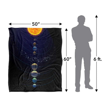 Multicoloured - Lifestyle - Reinders Silky Solar System Supersoft Blanket