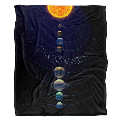 Multicoloured - Front - Reinders Silky Solar System Supersoft Blanket