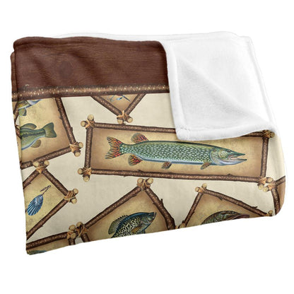 Multicoloured - Side - JQ Licensing Silky FIshing Supersoft Blanket