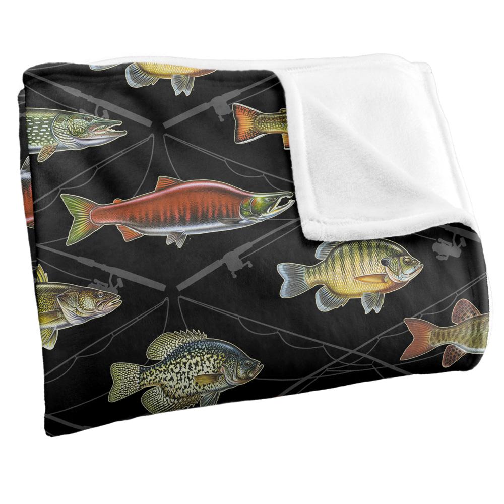 Multicoloured - Side - JQ Licensing Silky FIshing Supersoft Blanket