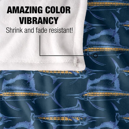 Multicoloured - Lifestyle - JQ Licensing Silky Billfish Supersoft Blanket