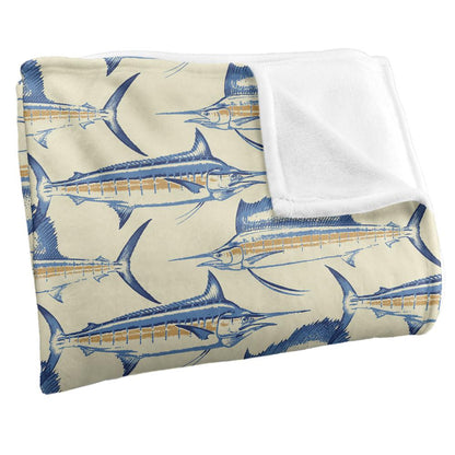 Multicoloured-Multicoloured - Side - JQ Licensing 2 Silky Billfish Supersoft Blanket