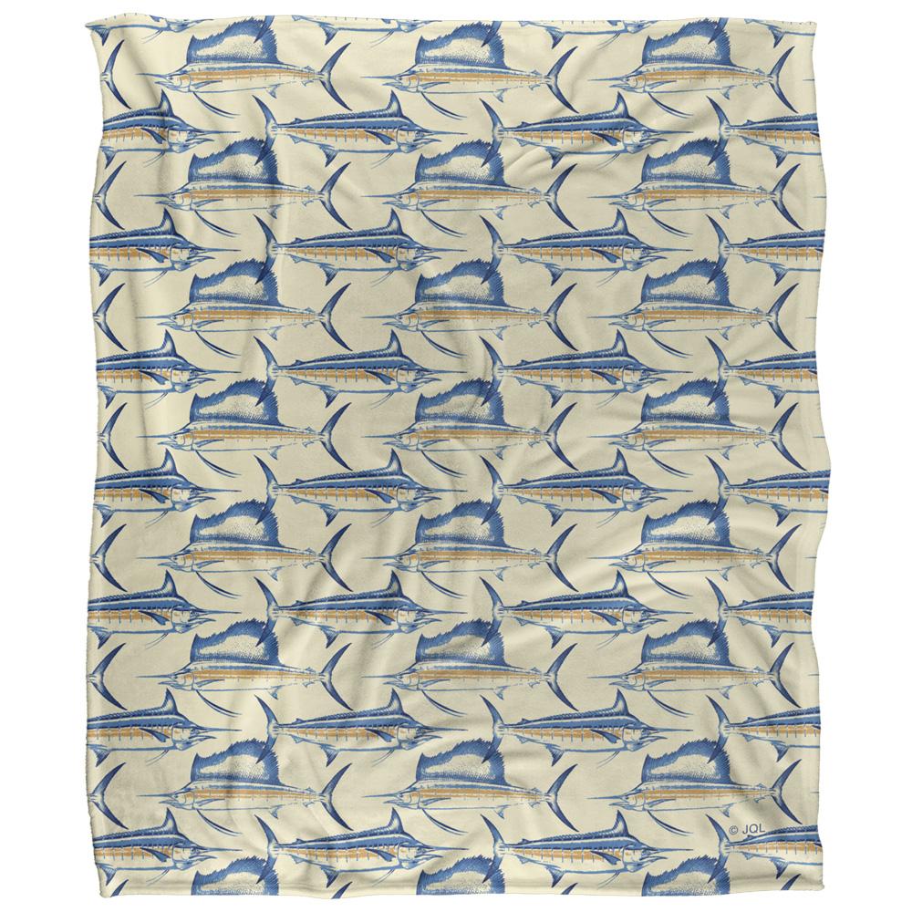 Multicoloured-Multicoloured - Front - JQ Licensing 2 Silky Billfish Supersoft Blanket
