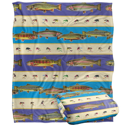 Multicoloured - Back - JQ Licensing Silky Fishing Lures Supersoft Blanket