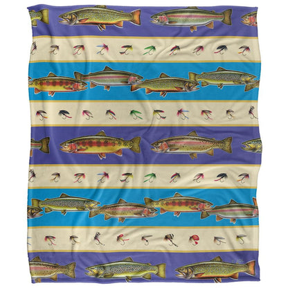 Multicoloured - Front - JQ Licensing Silky Fishing Lures Supersoft Blanket