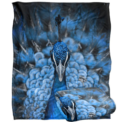 Multicoloured - Back - Reinders Silky Peacock Supersoft Blanket