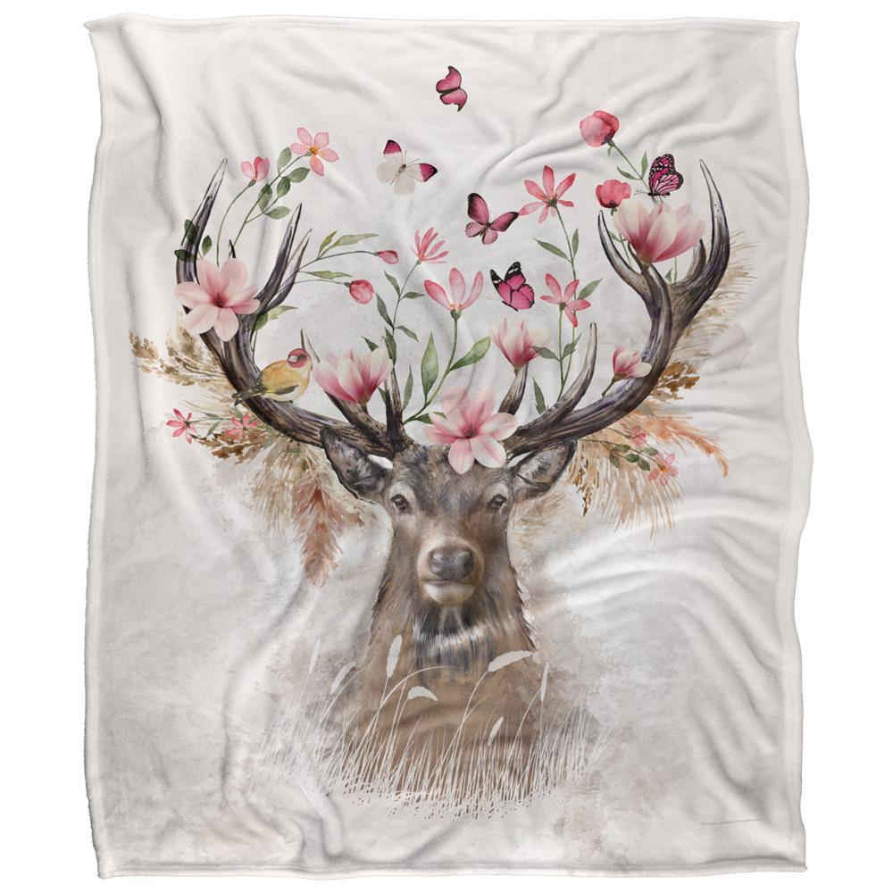 Multicoloured - Front - Reinders Silky Deer Supersoft Blanket